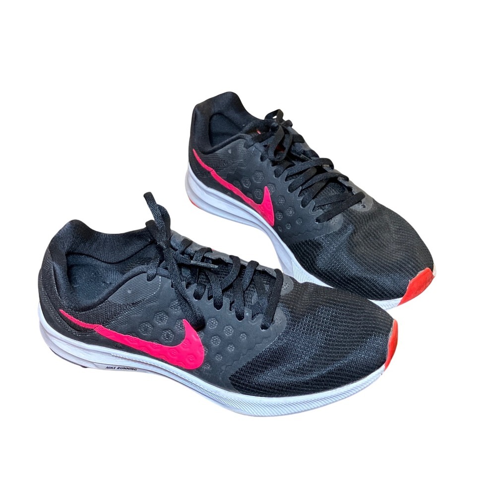 Nike Downshifter 7 Women's Size 9.5 Running Shoes Black Pink